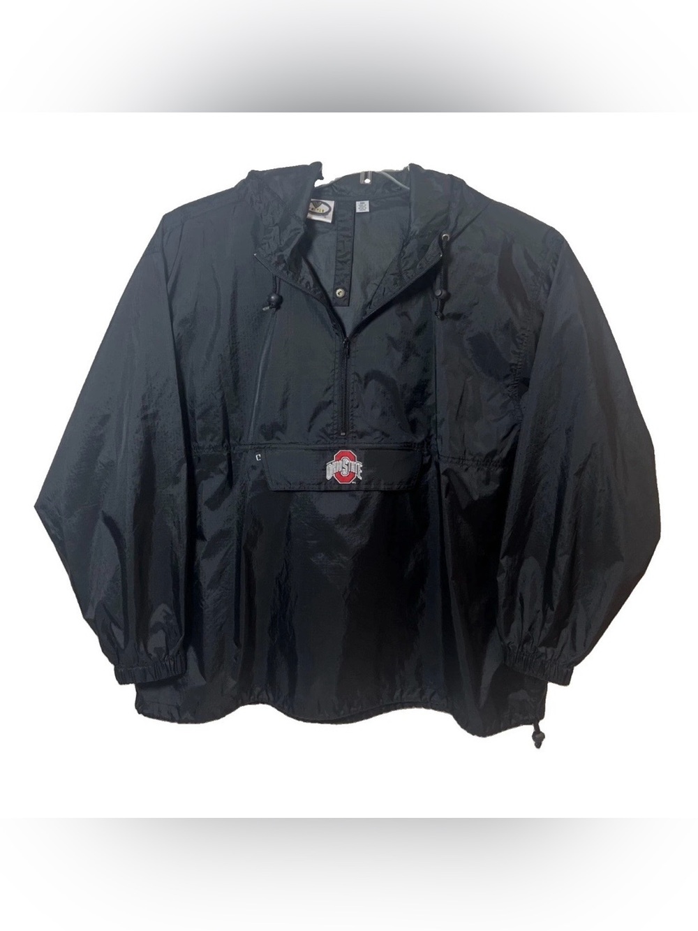 Vesi Ohio State Buckeyes Anorak Jacket Men's XXL Black 1/4 Zip Pullover